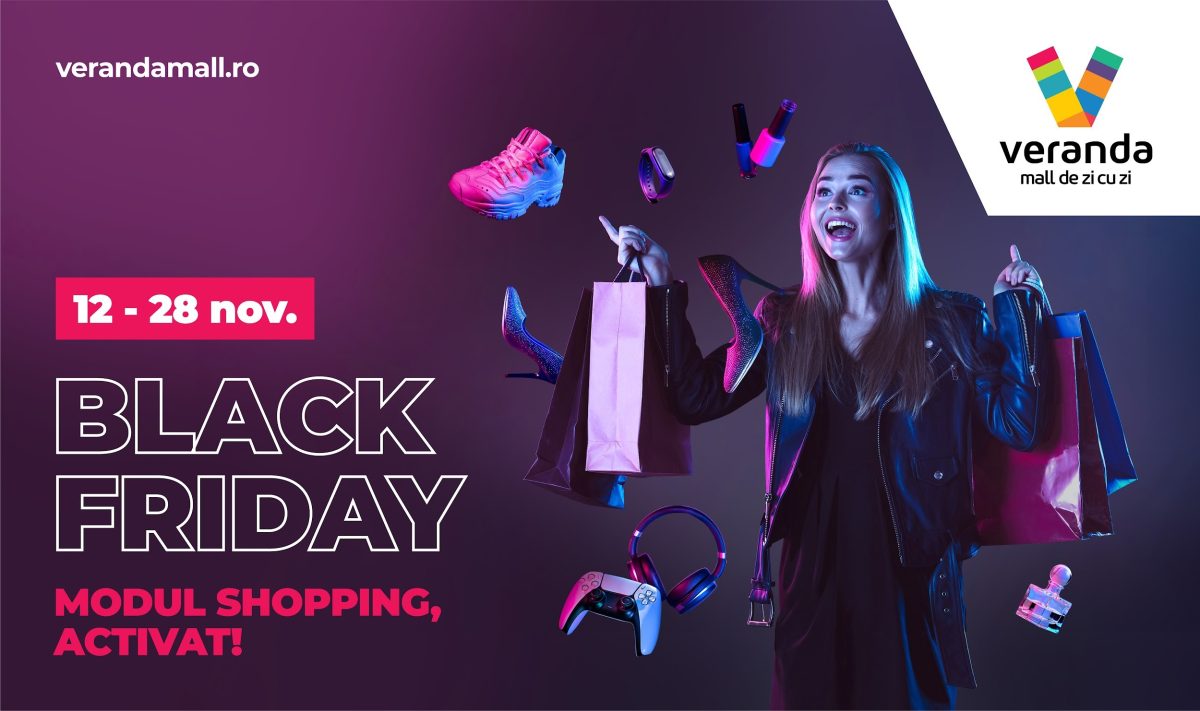 Imagine Stire Reducerile de Black Friday de la Veranda Mall îți aduc premii în luna noiembrie. Modul Shopping – activat! | 2review.ro