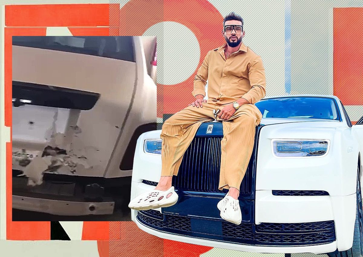 Imagine Stire ”Hâtz Johnule” a comis-o! A vrut să fie „zmeu” cu-n Rolls Royce, dar i-a provocat daune de 100.000 €! | 2review.ro