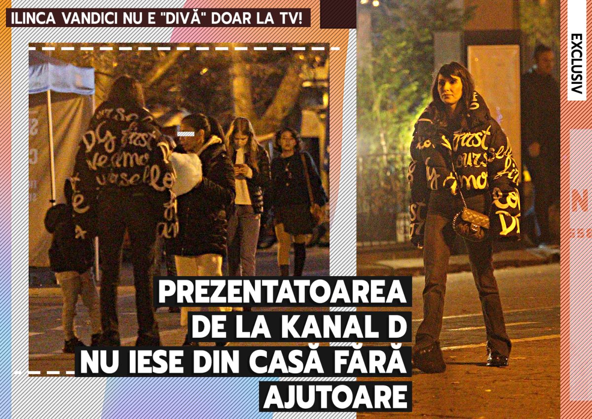 Ilinca Vandici nu e „divă” doar la TV! Prezentatoarea de la Kanal D nu iese din casă fără ajutoare
