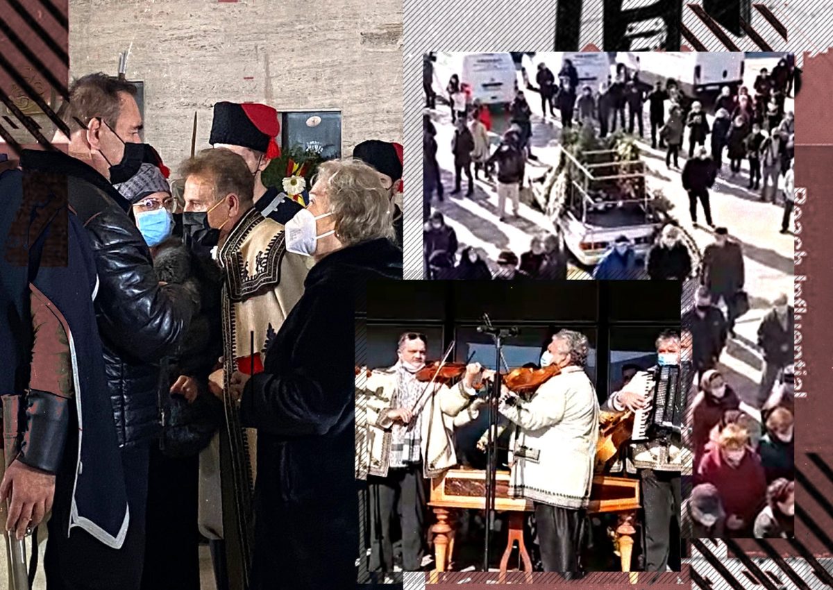 Imagine Stire Primele imagini de la înmormântarea lui Petrică Mâțu Stoian. Flori, lacrimi, muzică și aplauze pentru regretatul interpret | 2review.ro