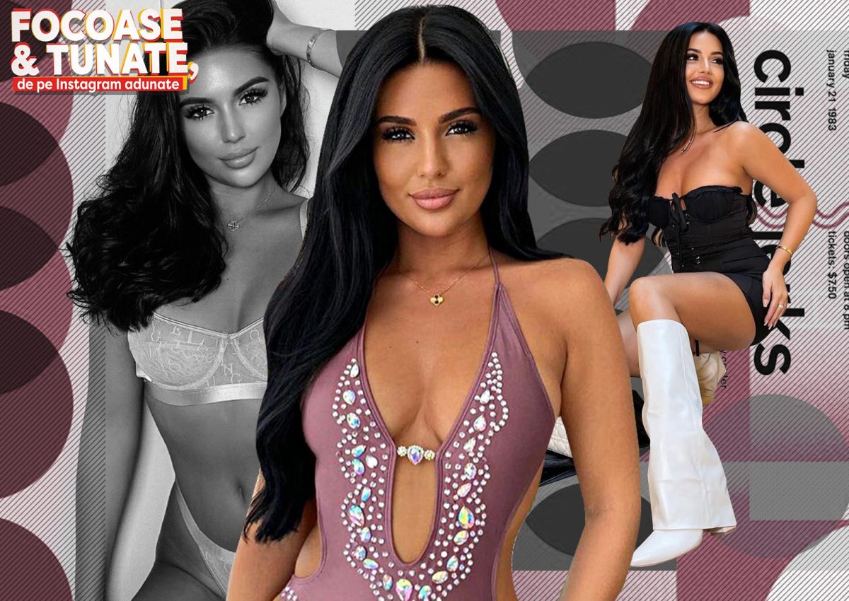 Rebecca e varianta brunetă a păpușii „Barbie”. Fashion model, cu trup tras prin inel