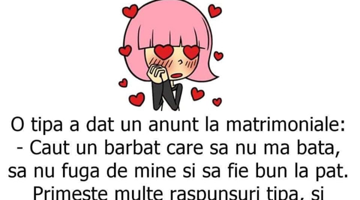Imagine Stire BANC | O tipă a dat anunț la matrimoniale: „Caut un bărbat care să..” | 2review.ro