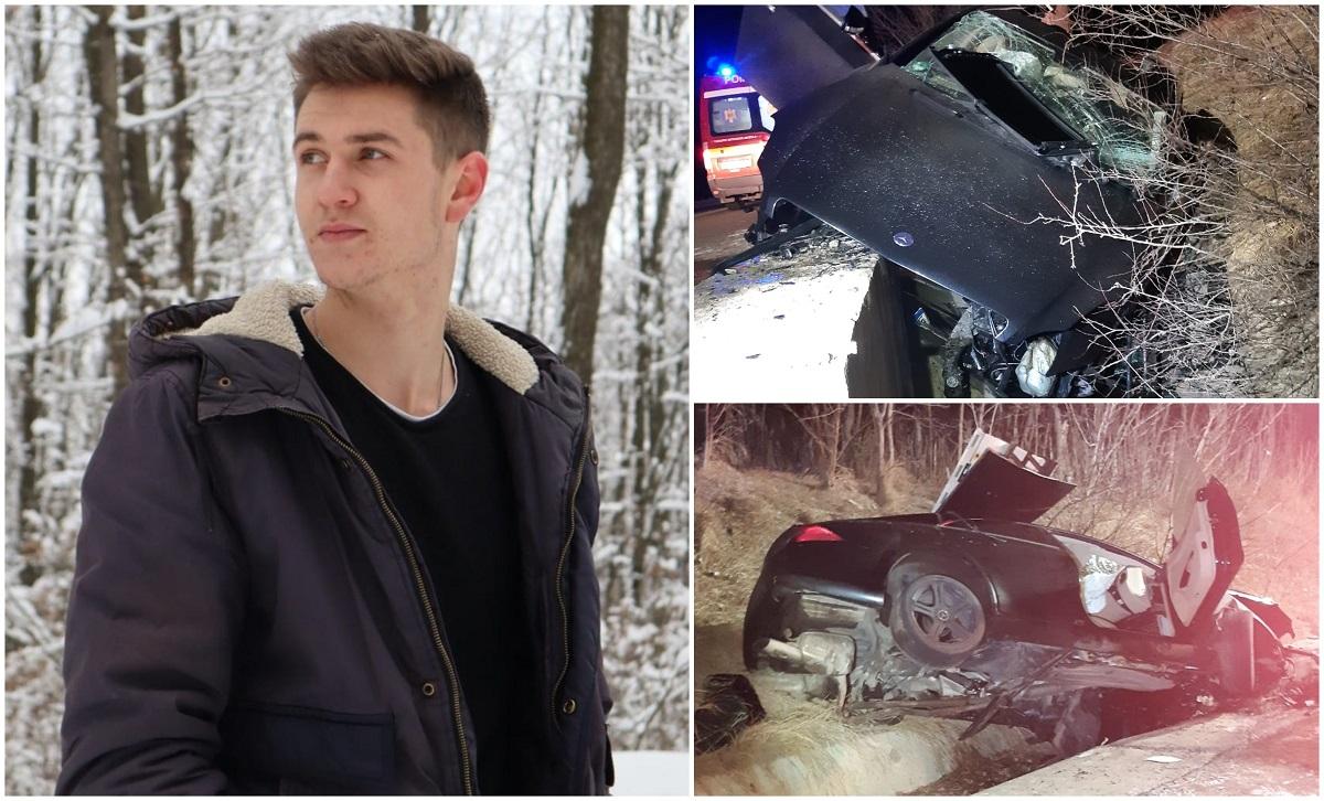 Durere fără margini într-o familie de români, înainte de Crăciun. Andrei și-a piedut viața într-un accident: ”Pui frumos, te așteaptă mama acasă”