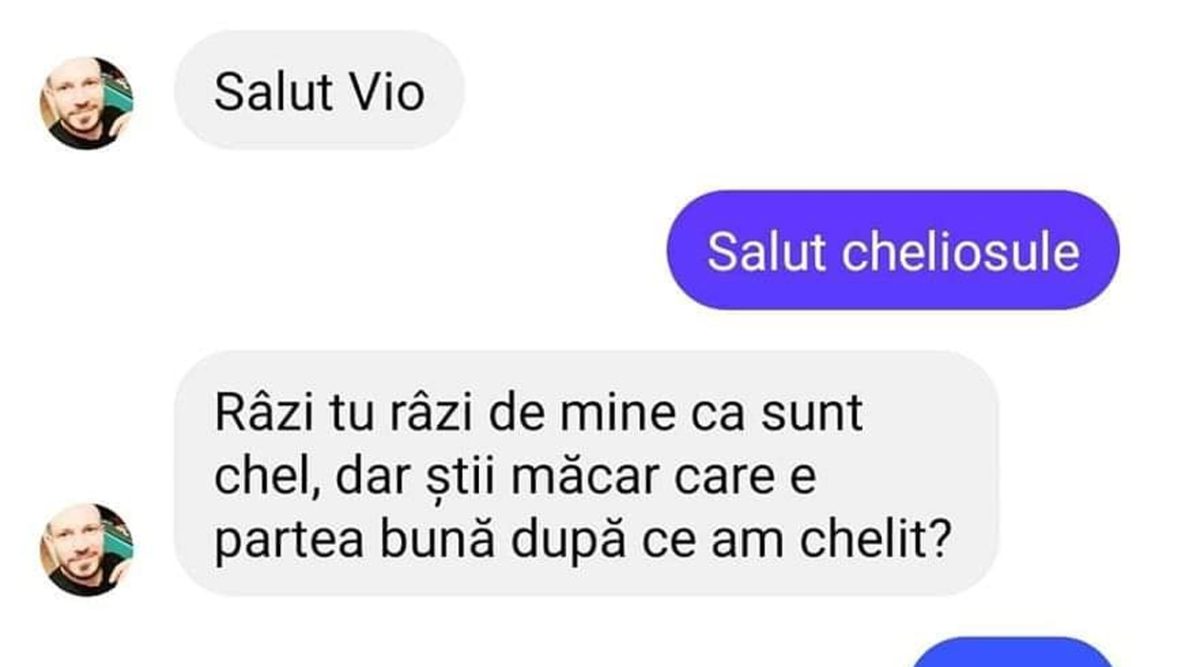 Imagine Stire BANC | „Știi care e partea bună că am chelit?!” | 2review.ro