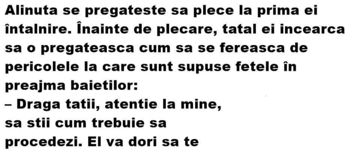 Imagine Stire BANC | Alinuța se pregătește să plece la prima ei întâlnire | 2review.ro