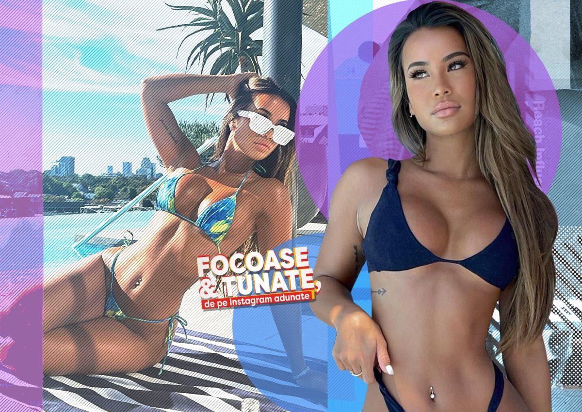 Formele voluptuoase sunt principalele atuuri ale șatenei! Samantha pozează în ipostaze extrem de sexy