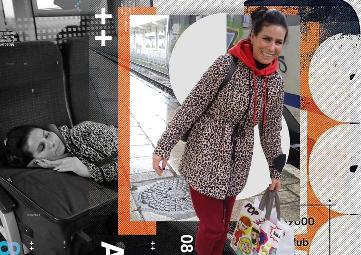 Imagine Stire Imagini uluitoare cu artista din Banat. Daniela Ploia, dată jos din tren de conductor, în picioarele goale | 2review.ro