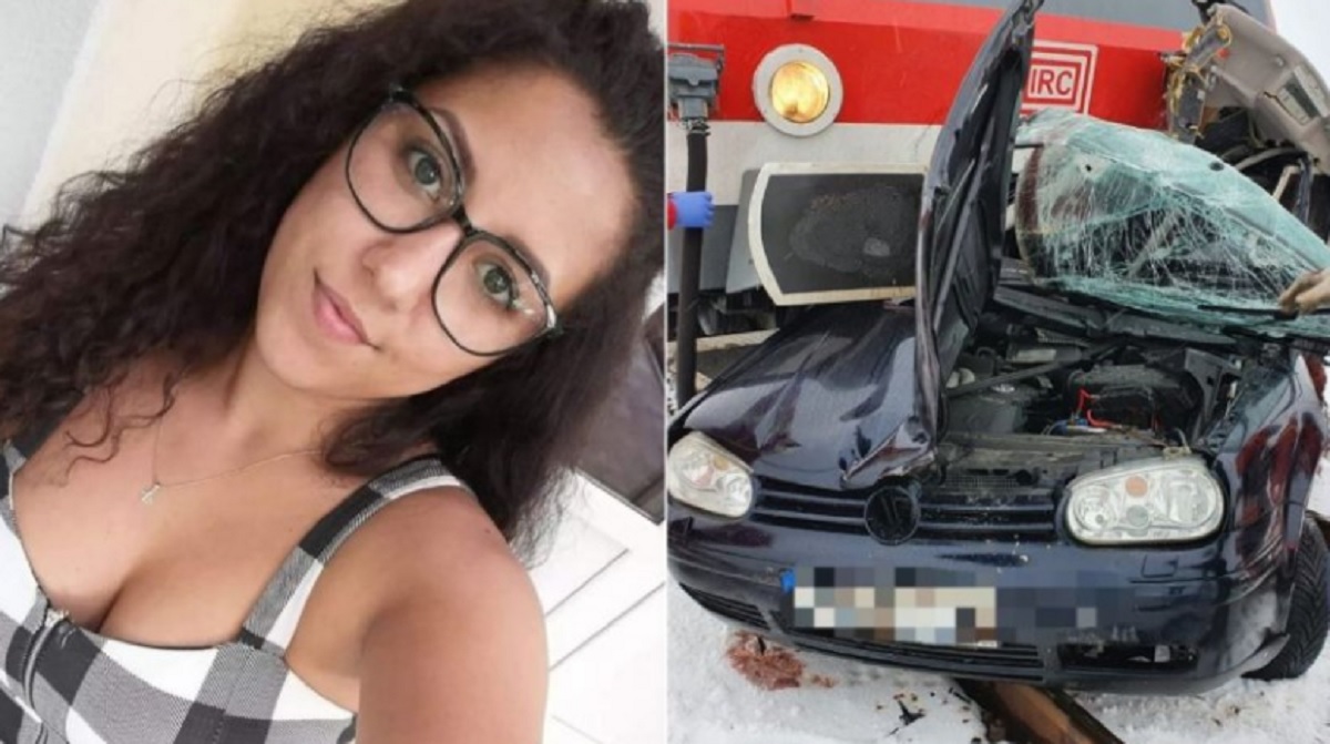 Gabriela a murit la 22 de ani, strivită de tren în maşină. Tânăra urma să se căsătorească săptămâna viitoare