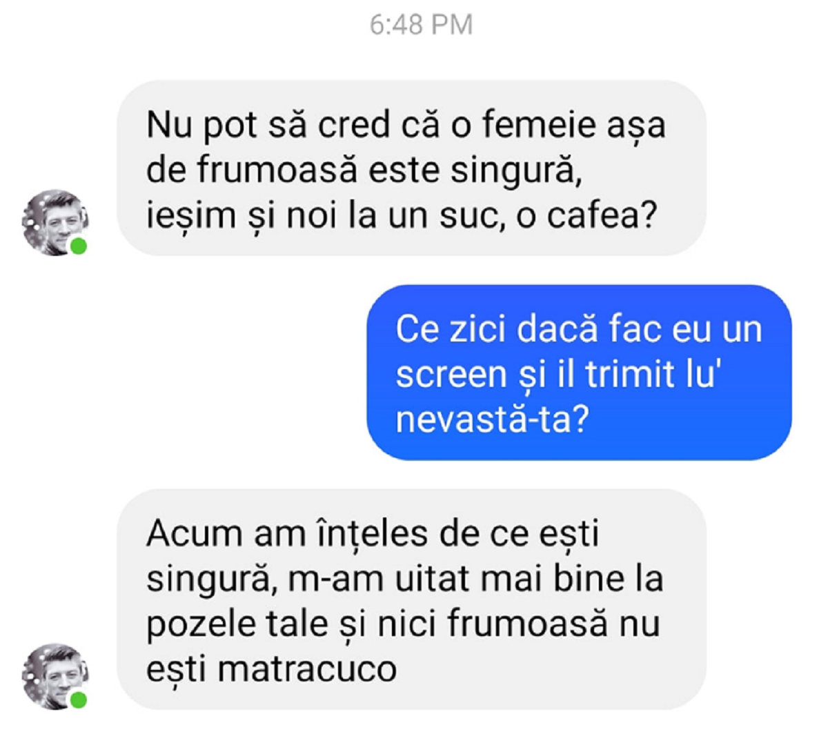 BANC | Discuție haioasă între un bărbat însurat și o femeie ”vigilentă”