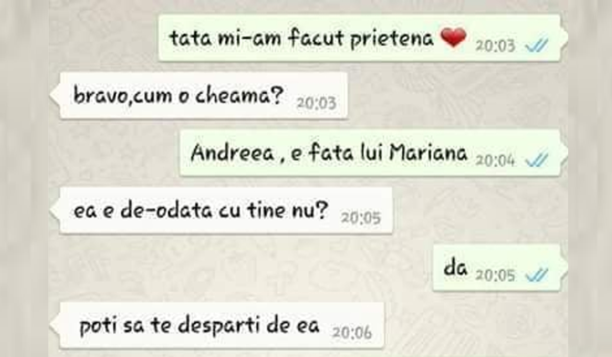 Imagine Stire BANC | „Tată, mi-am făcut prietenă. Andreea, fata lui Mariana!” „Desparte-te de ea!” | 2review.ro