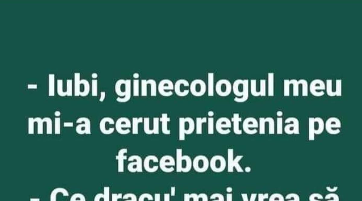 Imagine Stire BANC | „Iubi, ginecologul meu mi-a cerut prietenia pe Facebook” | 2review.ro