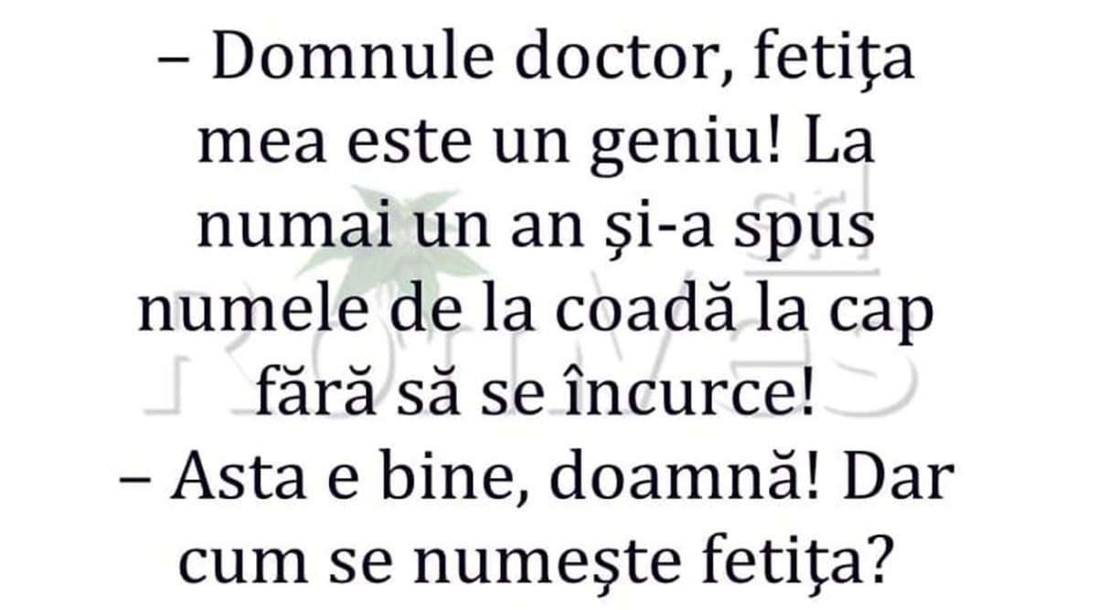 Imagine Stire BANC | „Fetița mea e un geniu! La numai un an, și-a spus numele de la coadă la cap, fără să se încurce” | 2review.ro