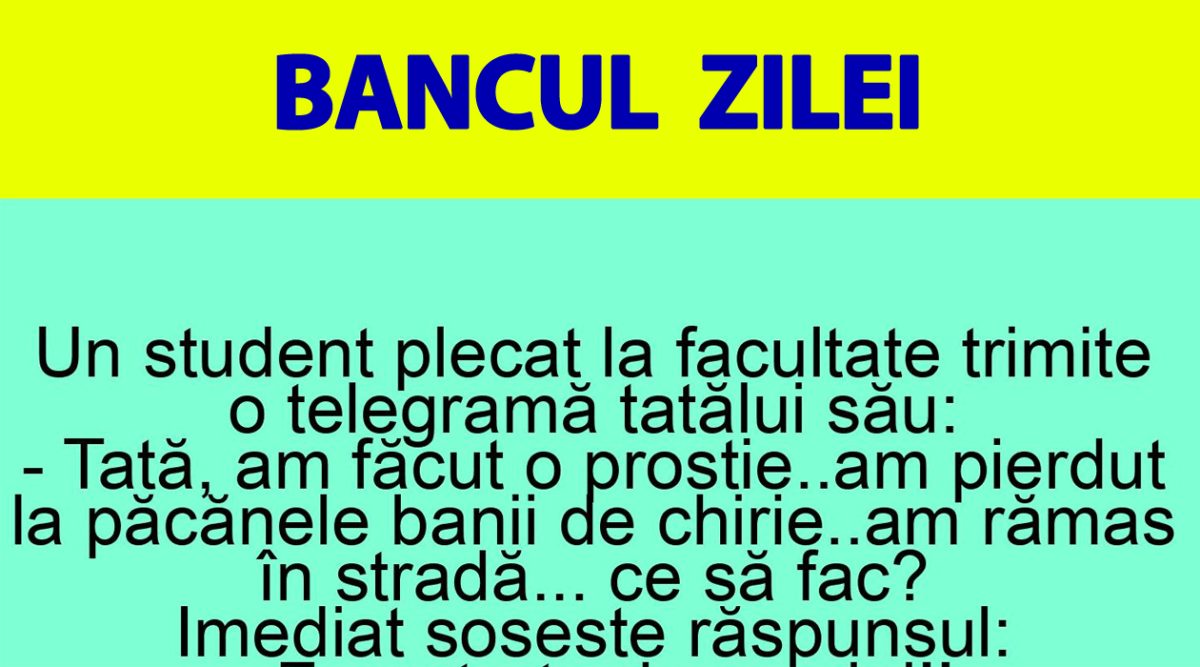 Imagine Stire BANCUL ZILEI | „Tată, am pierdut la păcănele banii de chirie. Ce să fac?” | 2review.ro