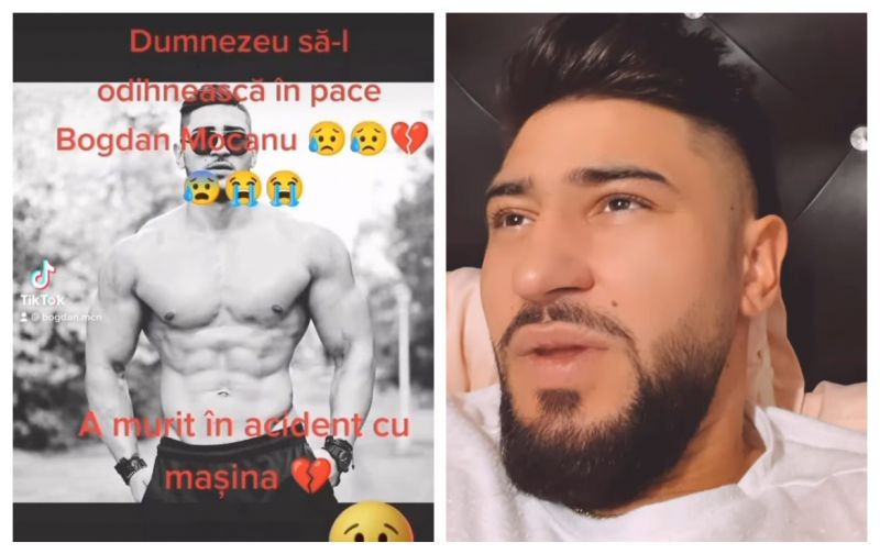 Imagine Stire După Vlăduța Lupău, și Bogdan Mocanu a rămas șocat! Ce reacție a avut, după ce pe internet a circulat o informație că ar fi murit | 2review.ro