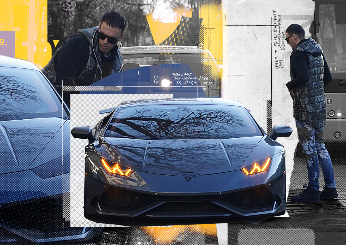 Imagine Stire Ca-n filmele cu mafioți! Zed, apariție în Capitală cu un Lamborghini fără număr! | 2review.ro