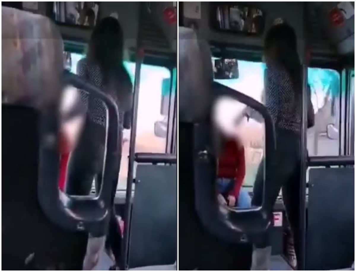 Imaginile zilei | Mai multe tinere din Lugoj au fost filmate în timp ce dansează pe manele, pe bordul unui autobuz. S-a lăsat cu amenințări: ”Au spus că o aruncă în Timiş, că o omoară”