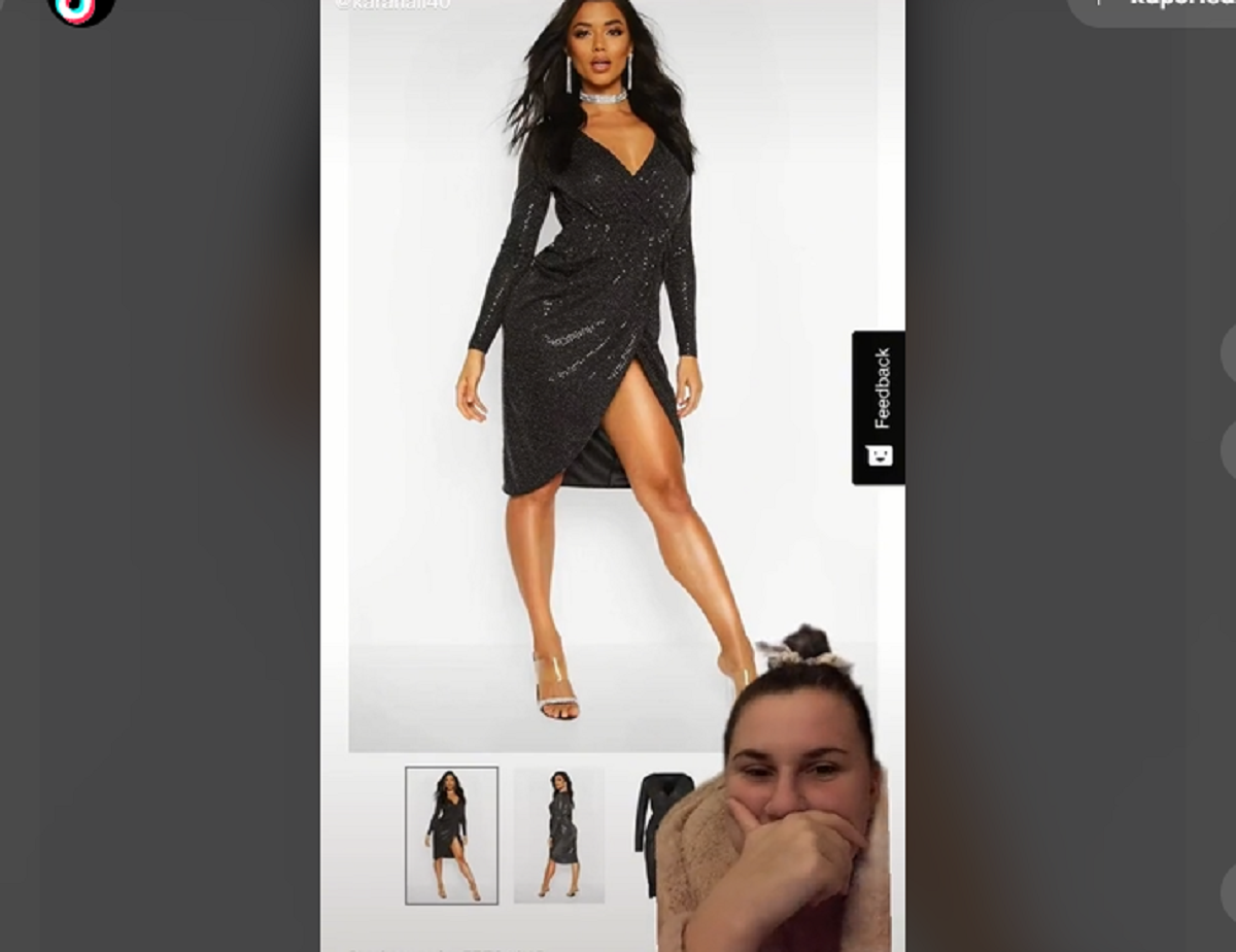 Ce a pățit o femeie care și-a comandat o rochie sexy de pe un site! Imaginea a ajuns virală pe internet
