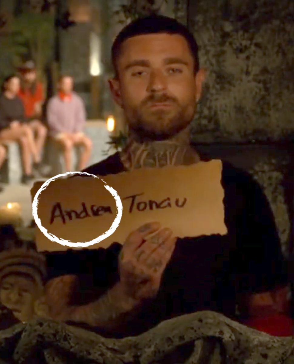 Imagine Stire De râsul curcilor! Cum i-a scris TJ Miles numele Andreei Tonciu pe cartonașul de eliminare de la Survivor România de la Pro TV | 2review.ro