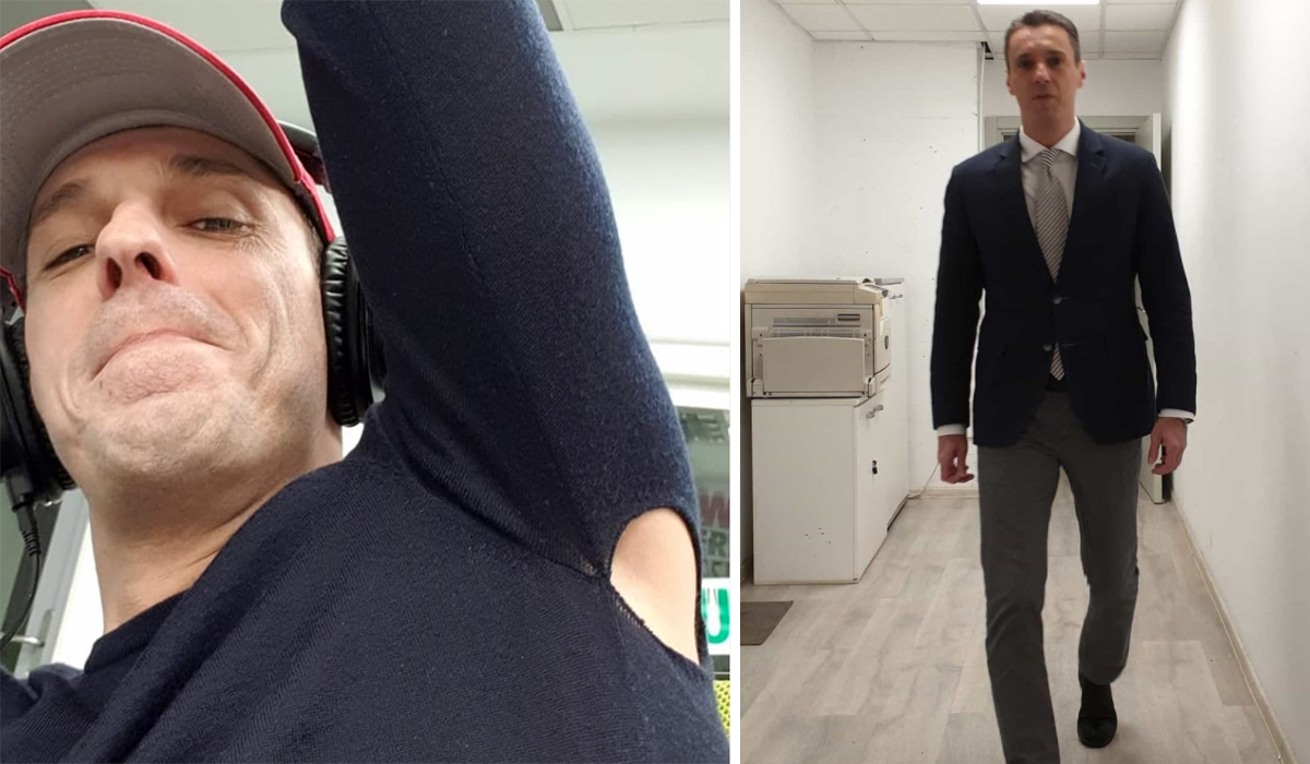 Imagine Stire Singurele imagini din apartamentul în care locuiește Mircea Badea! El și Carmen Brumă stau în chirie! | 2review.ro