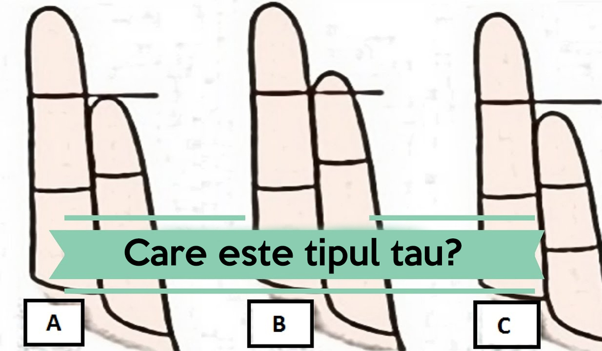 A, B sau C? Spune-mi ce dimensiune are degetul tău mic și îți spun ce fel de om ești