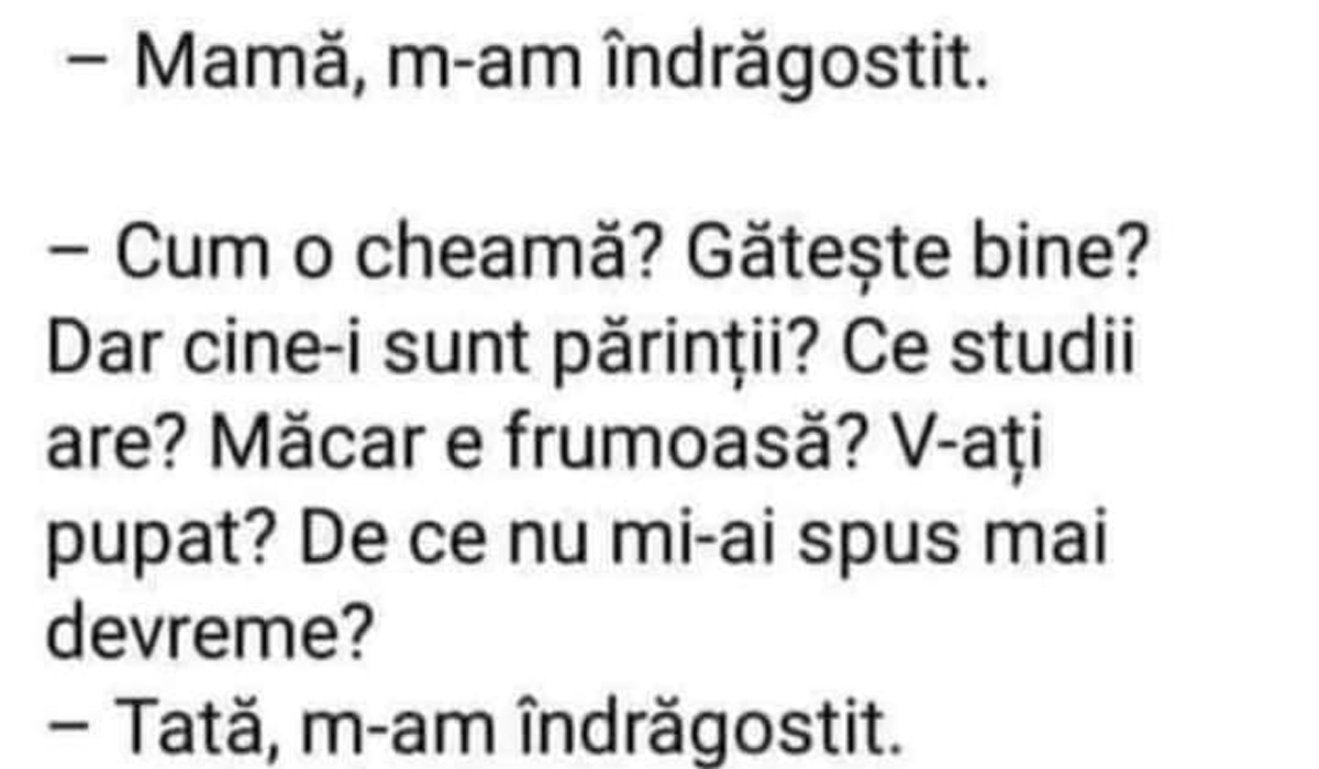 Imagine Stire BANCUL ZILEI | „Mamă, m-am îndrăgostit!” | 2review.ro