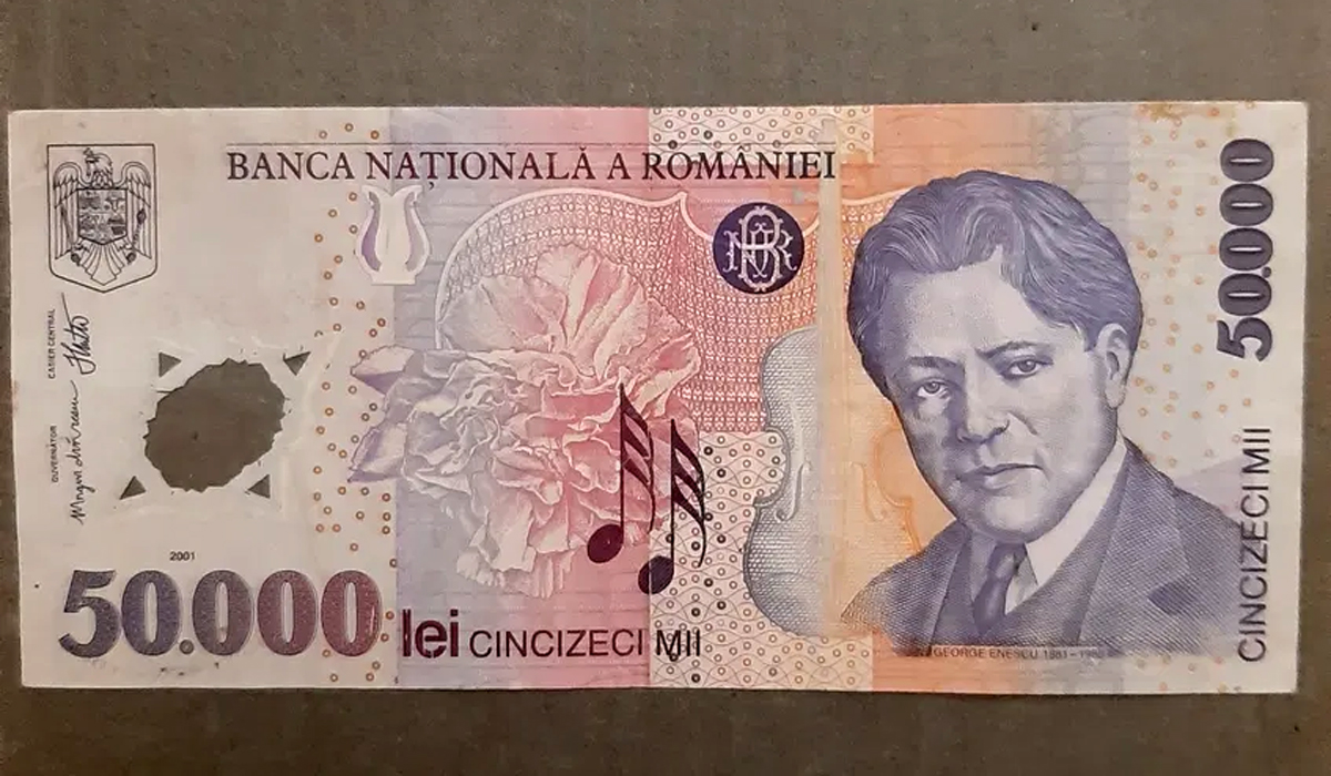 Ai așa ceva pe acasă? Te îmbogățești! Cu câți bani se vinde acum, în 2022, o bancnotă de 50.000 lei din 2001
