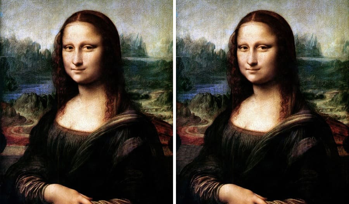 Test de vedere: Câte diferențe vezi între cele două imagini cu Mona Lisa?