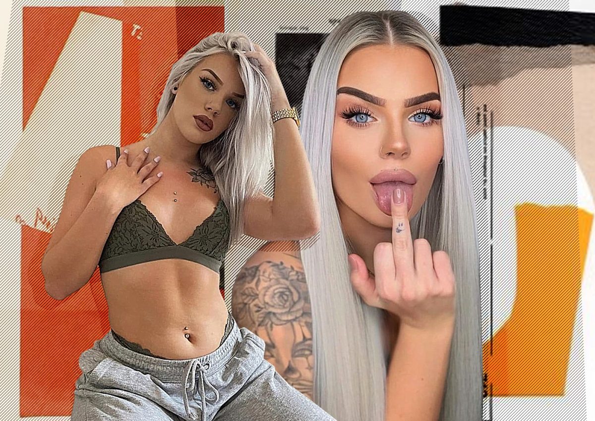Imagine Stire Emily e blonda care face „ravagii” pe Instagram! Poartă lentile de contact și are gene false și nu lasă nimic să-i scape!  | 2review.ro