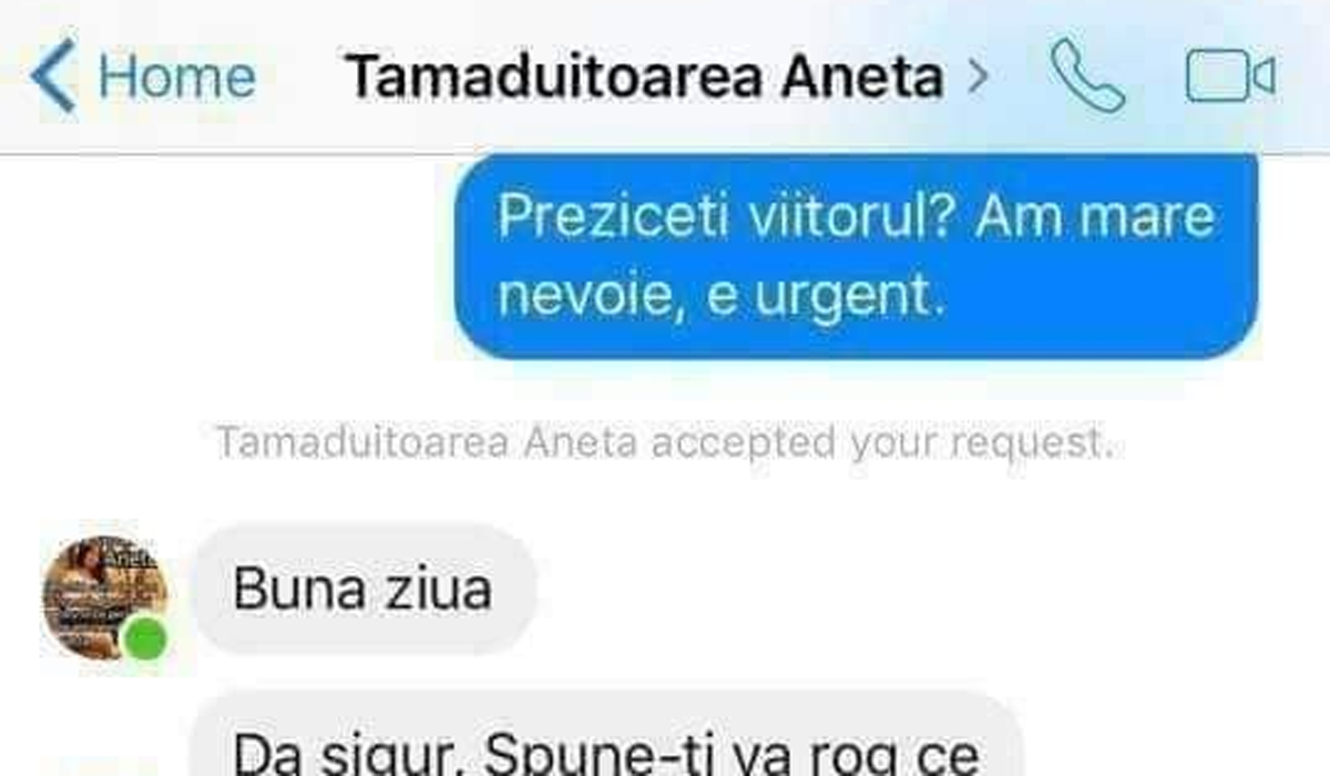 Imagine Stire BANC | Discuție cu Tămăduitoarea Aneta: „Preziceți viitorul? Am mare nevoie, e urgent!” | 2review.ro