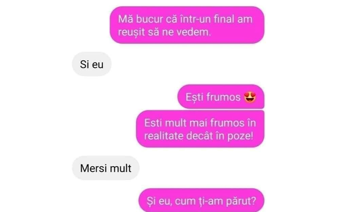 Imagine Stire BANCUL ZILEI | „Ești mult mai frumos în realitate decât în poze” | 2review.ro