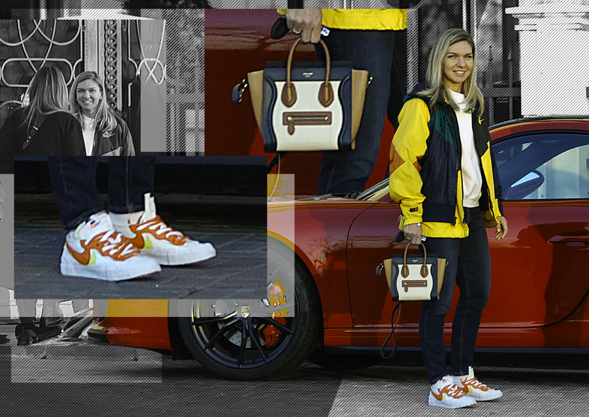 Imagine Stire Simona Halep este hipsteriță! Campioana a ieșit în oraș cu o geantă rară, care nu se mai fabrică, și cu adidași ediție specială! | 2review.ro
