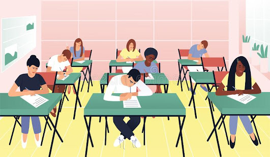 Imagine Stire BANC | La un examen se prezintă elevi cu diferite pregătiri. Intră primul „Cum a fost? Îl întreabă ceilalți” | 2review.ro