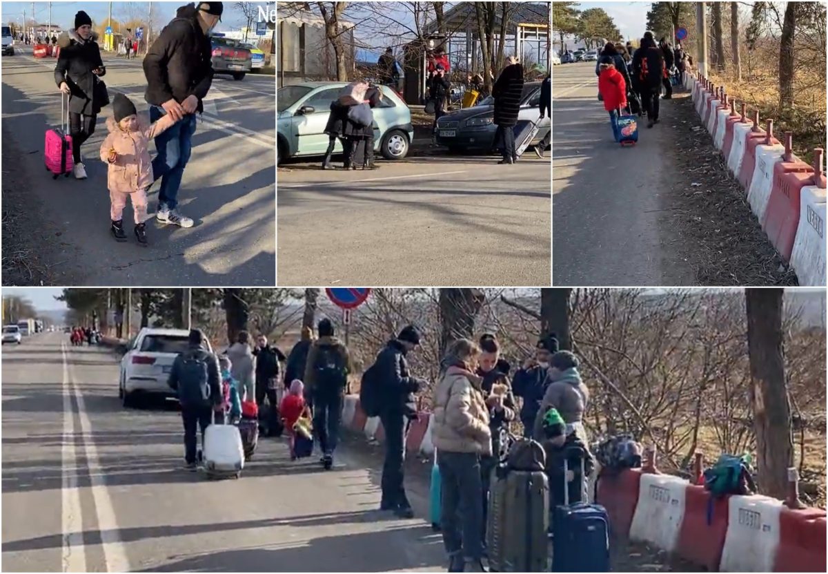 Gestul emoționant făcut de români pentru refugiații ucrainieni care trec vama Siret