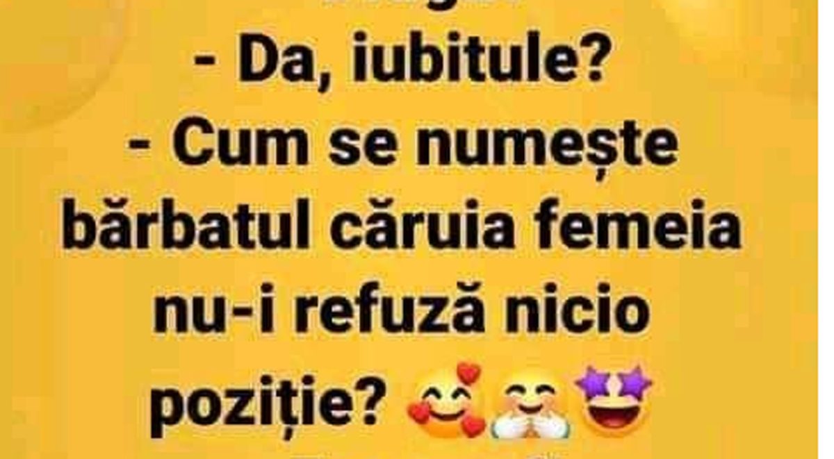 Imagine Stire BANC | Cum se numeste bărbatul căruia femeia nu îi refuză nicio poziție?! | 2review.ro