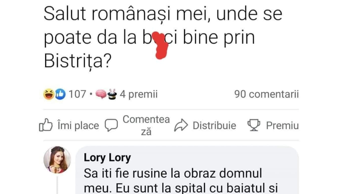 Imagine Stire BANC | „Salut românașii mei, unde se poate da la b**i bine prin Bistrița?” Ce comentariu i-a lăsat nevasta | 2review.ro