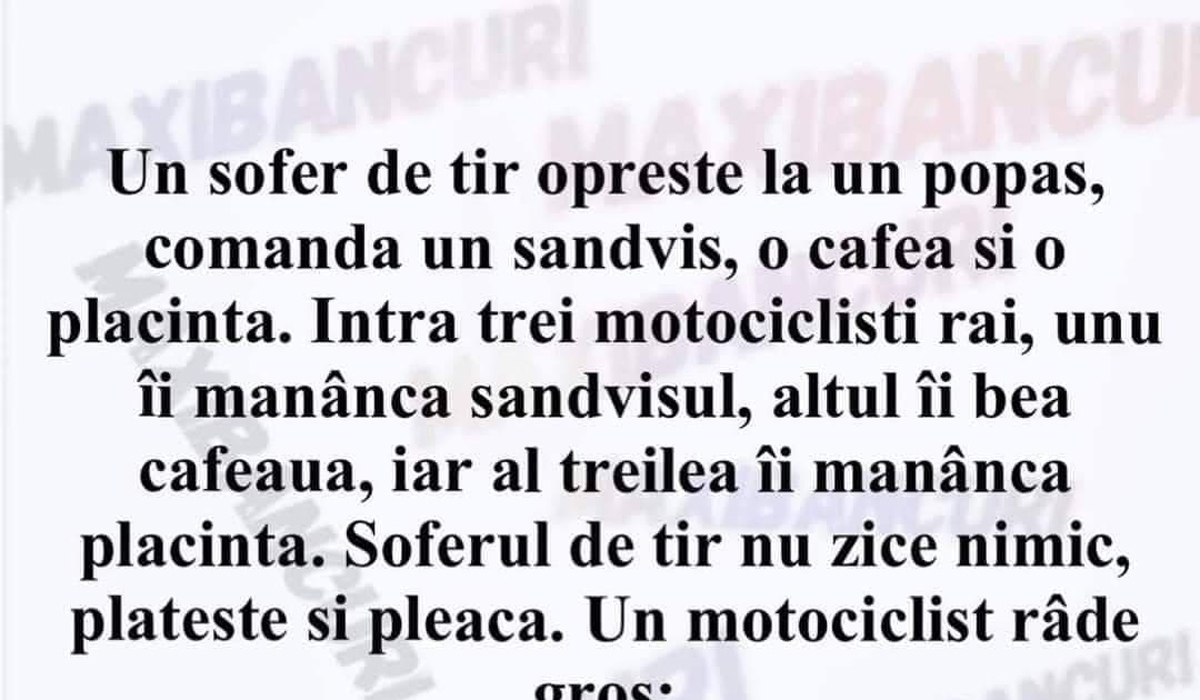 Imagine Stire BANC | Un șofer de TIR oprește la un popas și comandă un sandviș, o cafea și o plăcintă | 2review.ro