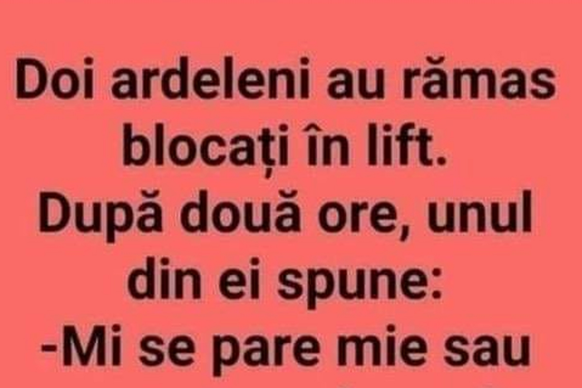 Imagine Stire BANC | Doi ardeleni au rămas blocați în lift. După 2 ore, unul dintre ei spune: „Mi se pare mie sau..” | 2review.ro