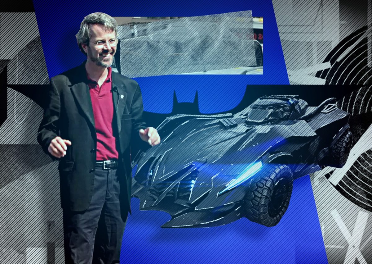 Imagine Stire Supercar-ul electric seamănă cu un „Batmobil”! CANCAN.RO are imagini exclusive cu mașina care va fi lansată la București, în prezența fondatorului Tesla | 2review.ro