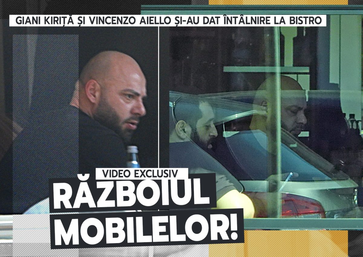 Giani Kiriță și Vincenzo Aiello și-au dat întâlnire la Bistro. Războiul mobilelor!