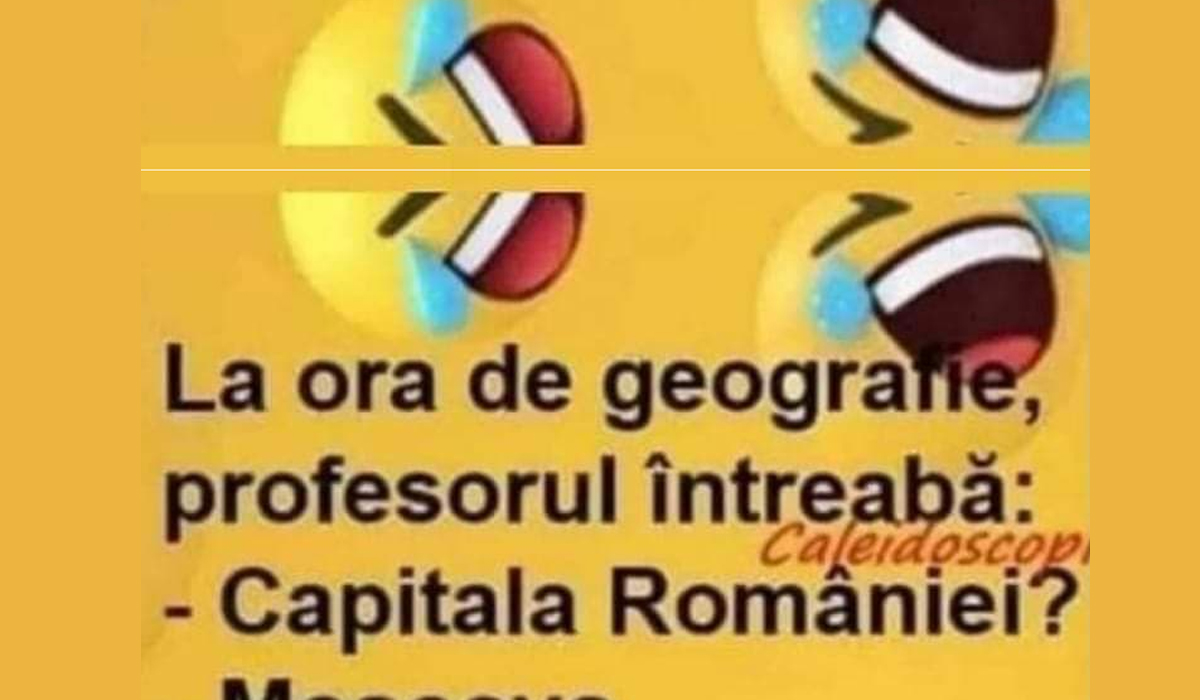 Imagine Stire BANC | La ora de geografie: „Care e capitala României?” Ce a răspuns Bulă | 2review.ro