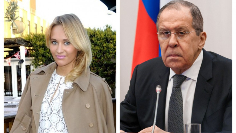 Cine este și cum arată Polina Kovaleva, fiica vitregă a lui Serghei Lavrov. Tânăra de 26 de ani, „lovită” de britanici