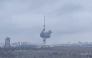 Alertă! Rachete rusești au lovit turnul TV din Kiev. Transmisia a fost întreruptă