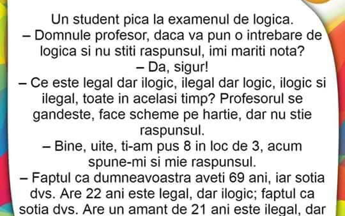 Imagine Stire BANC | Ce este legal dar ilogic, ilegal dar logic, ilogic și ilegal, toate în același timp? | 2review.ro
