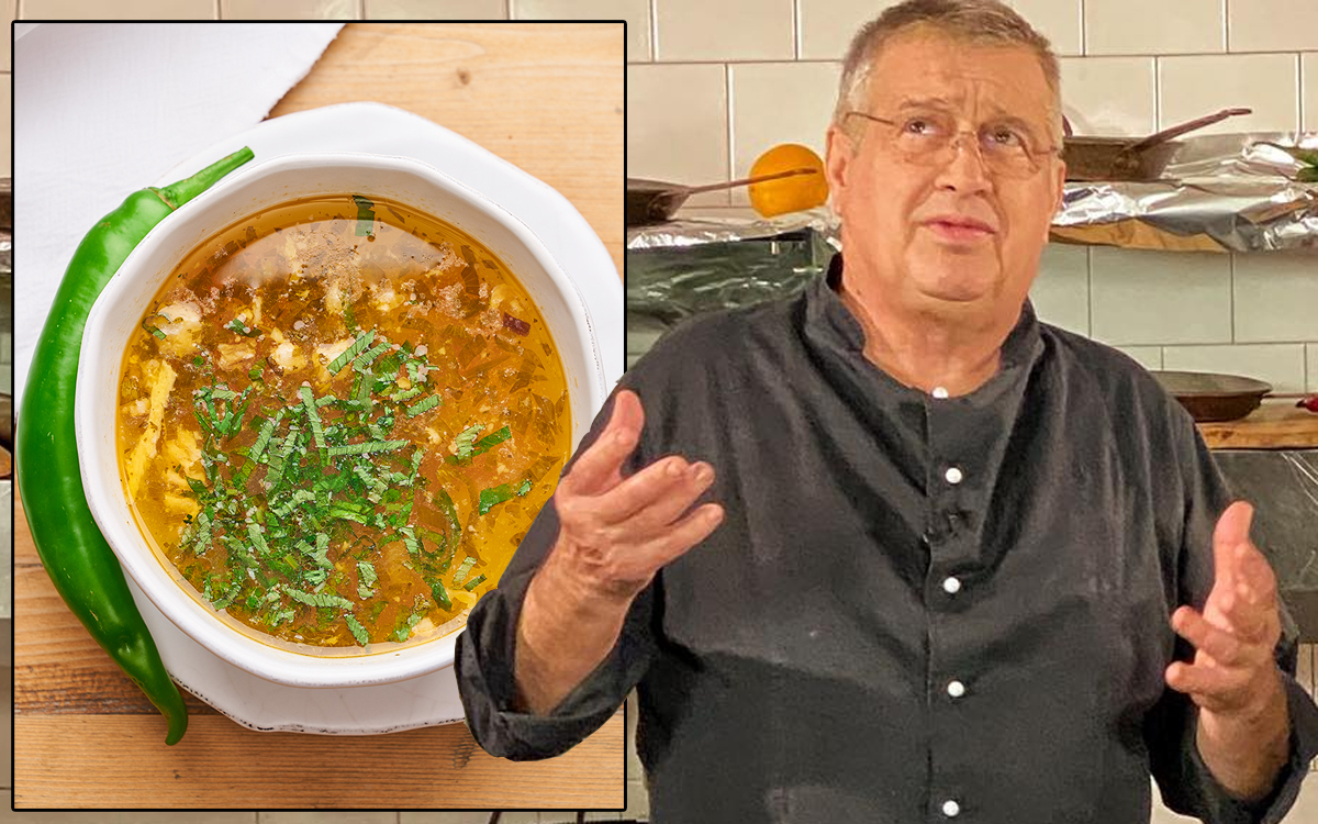Câți lei costă o ciorbă de potroace în „Lacrimi și Sfinți”, restaurantul lui Mircea Dinescu din Centrul Vechi