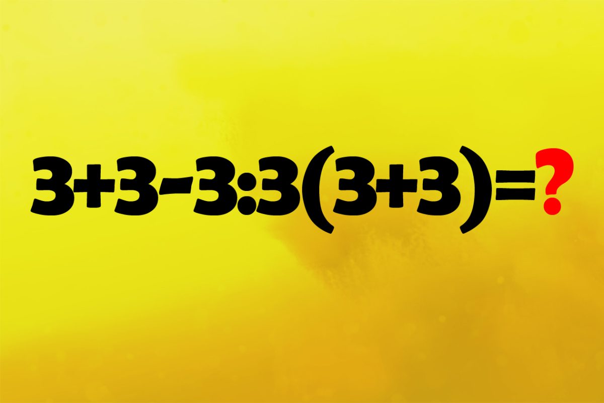TEST IQ | Ești mai deștept decât un elev de clasa a cincea? Cât face 3+3-3:3(3+3)?