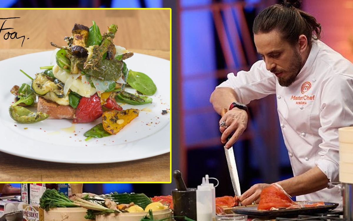 Cea mai tare rețetă de post a lui chef Foa de la Pro TV: Haloumi și salată de legume la grătar