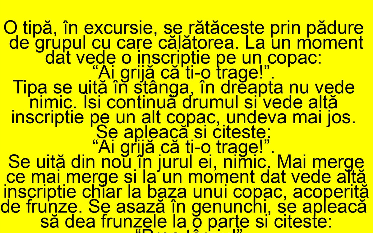 Imagine Stire BANCUL ZILEI | „Ai grijă că ți-o trage!” | 2review.ro