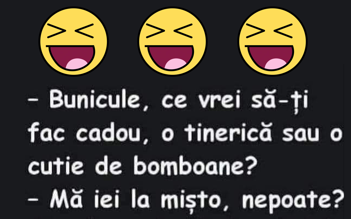 Imagine Stire BANC | „Bunicule, ce vrei să-ți fac cadou: o tinerică sau o cutie cu bomboane?” | 2review.ro