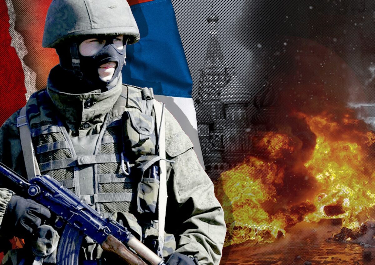 Imagine Stire A început războiul de gherilă în Rusia! „Birourile militare de înrolare sunt în flăcări!” | 2review.ro