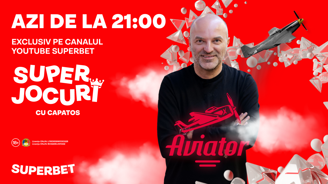 Imagine Stire Prinde avionul înainte să decoleze, azi jucăm Aviator cu Dan Capatos live de la 21 | 2review.ro